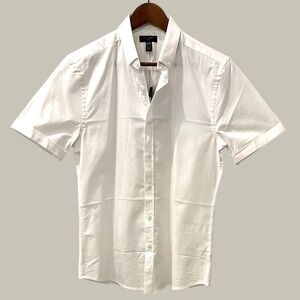 New Look White Casual Button Down Shirt